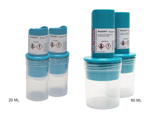 frasco de seguridad con «formol encapsulado» – Biopsafe – AP MEDICAL ...