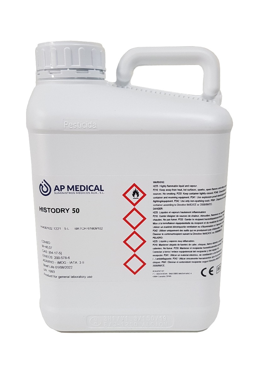 Alcohol Isopropílico (Isopropanol) 5 l. (Garrafa boca ancha) – AP MEDICAL  SUMINISTROS MÉDICOS AUXILIARES Y LABORATORIO