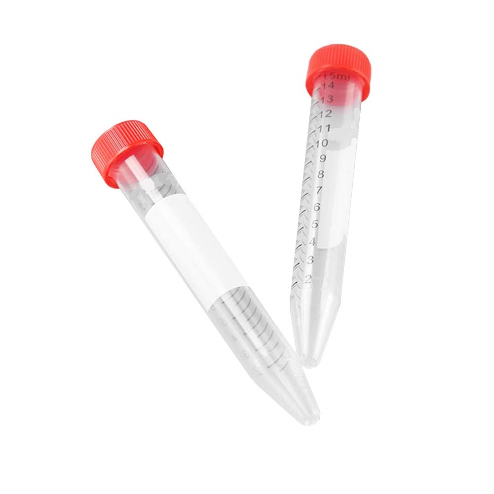 tubos conicos 15 ml tapon rojo serigrafiados