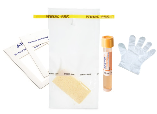 tubo neutralizante + bolsa + plantilla + guantes