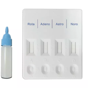 Test Rápido Rotavirus + Adenovirus +  Norovirus + Astrovirus Ag.