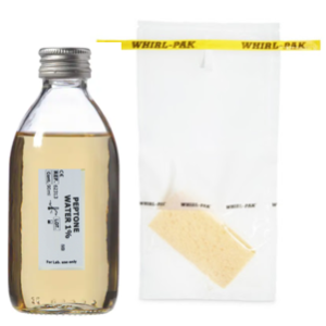 25 ml Agua Peptonada + Esponja estéril en bolsa